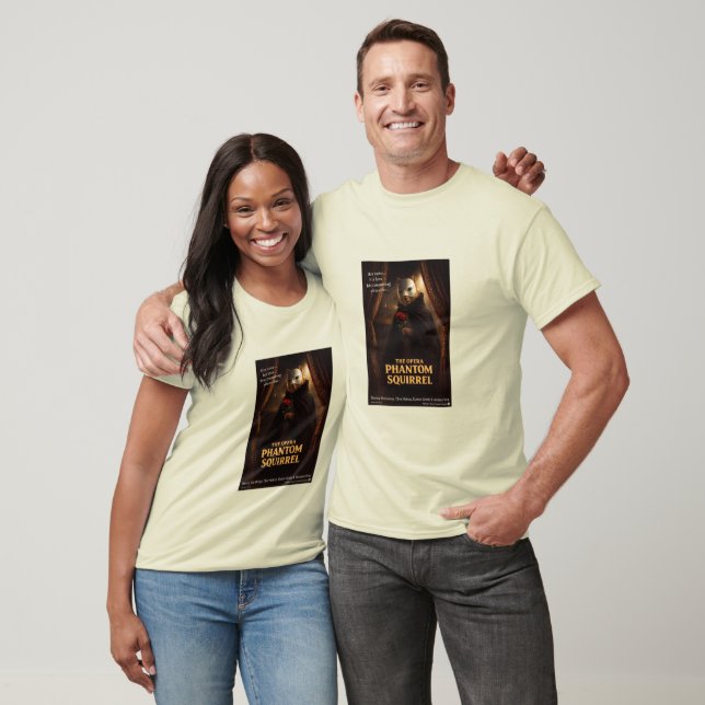 Opera Phantom Squirrel Parody T-Shirt (Unisex)