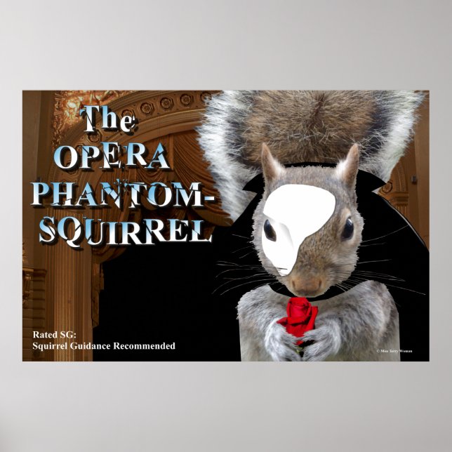 Opera Phantom Squirrel Poster (Front)