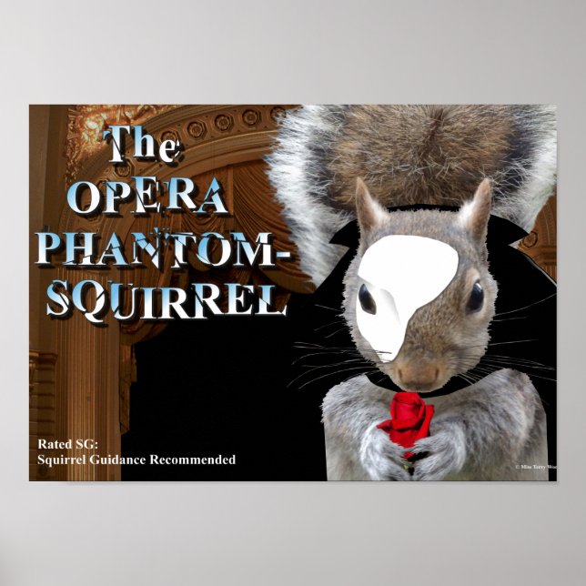 Opera Phantom Squirrel Poster (Front)