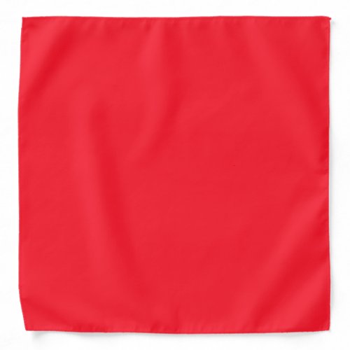 Opera Red Solid Color Bandana