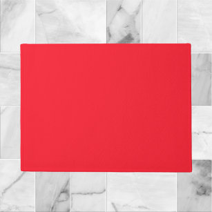 Opera Red Solid Color Doormat
