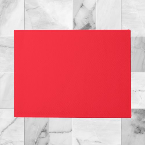 Opera Red Solid Color Doormat