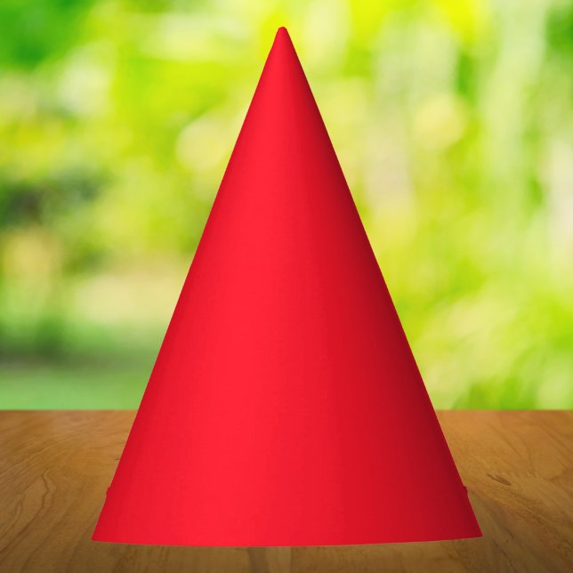 Opera Red Solid Color Party Hat (Creator Uploaded)