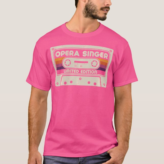 Opera Singer Job Title Vintage Career T-Shirt (Front)