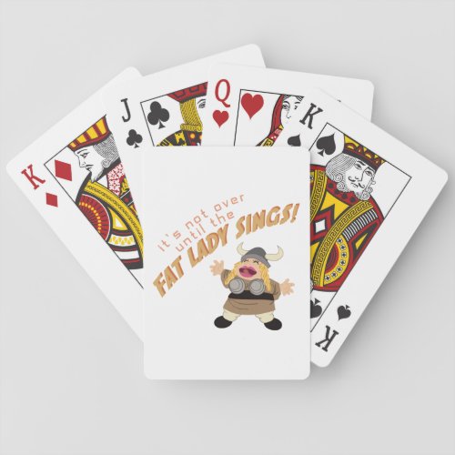 Opera Singer Poker Cards