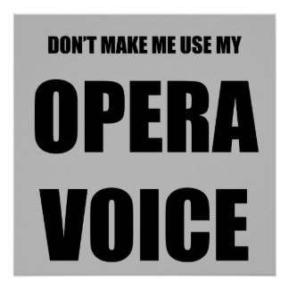 Opera Voice Poster