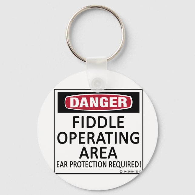 Operating Area Fiddle Keychain (Front)