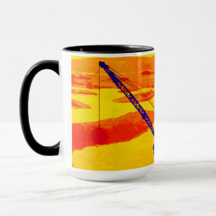 OPERATING ENGINEER GOLF GOLFING FANTASY ART MUG