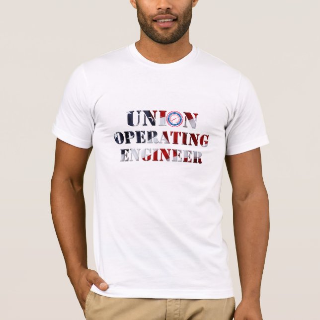 Operating Engineer T-Shirt Union With Logo (Front)