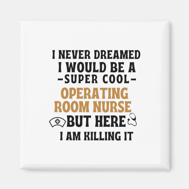 OPERATING ROOM NURSE MAGNET (Front)
