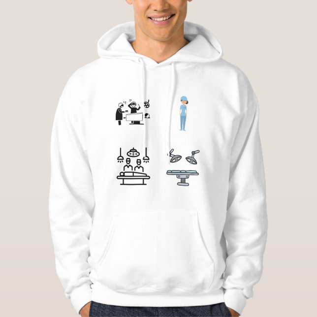 Operating Room Nurse Sticker Pack - Operating Room Hoodie (Front)