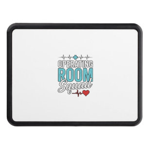 Operating Room Squad Surgical Nurse Shirt Design_1 Hitch Cover