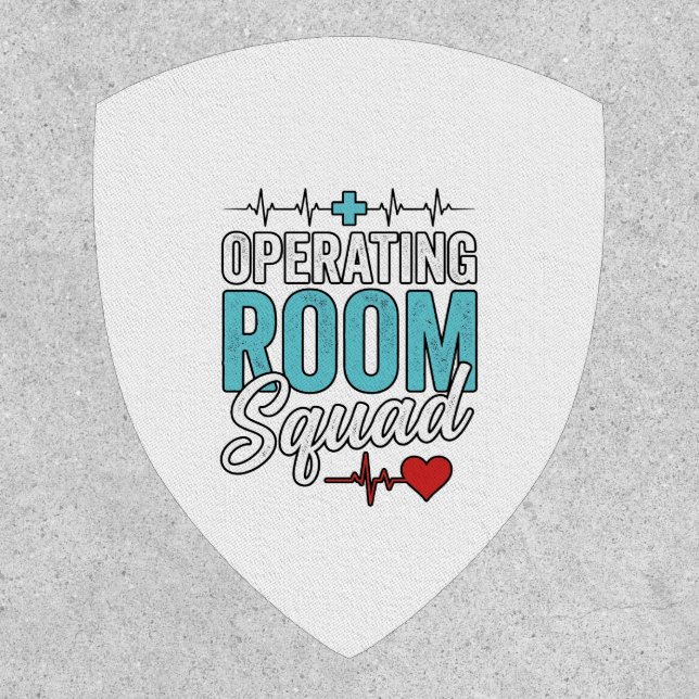 Operating Room Squad Surgical Nurse Shirt Design_1 Patch (Front)