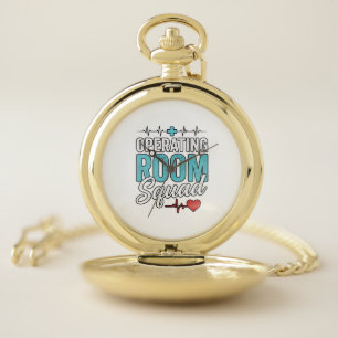 Operating Room Squad Surgical Nurse Shirt Design_1 Pocket Watch