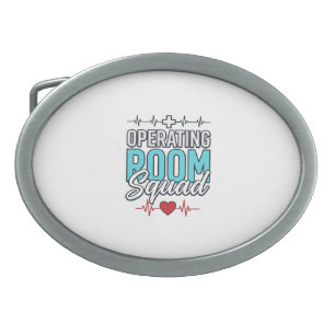 Operating Room Squad Surgical Team Shirt Design_1 Belt Buckle