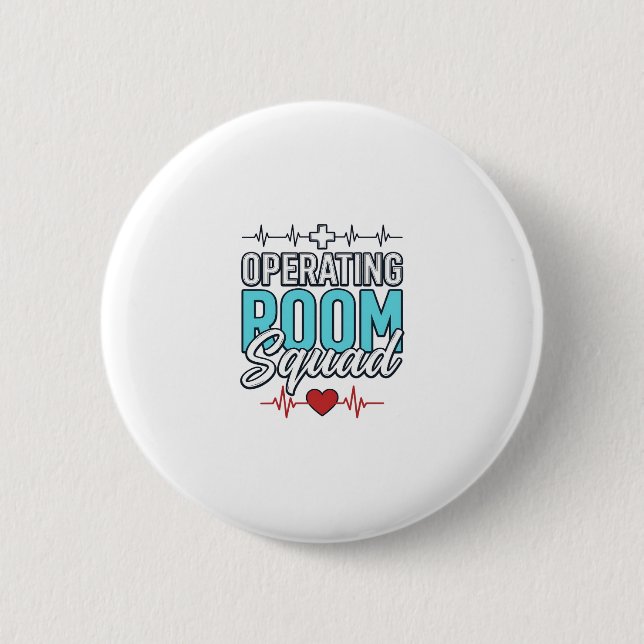 Operating Room Squad Surgical Team Shirt Design_1 Button (Front)