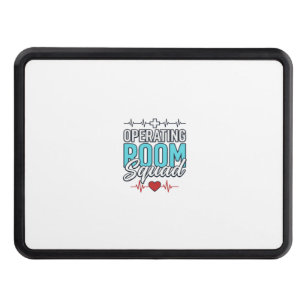 Operating Room Squad Surgical Team Shirt Design_1 Hitch Cover