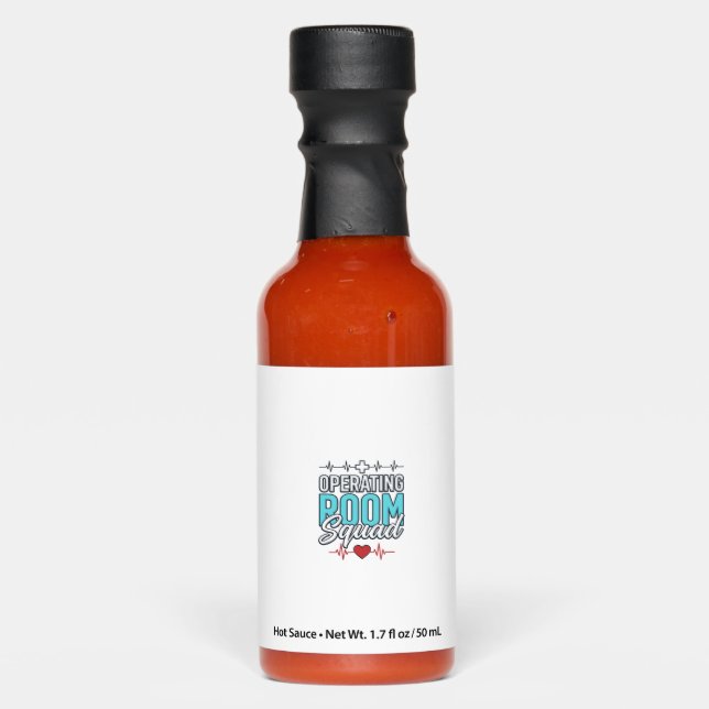 Operating Room Squad Surgical Team Shirt Design_1 Hot Sauces (Front)