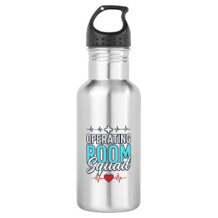 Operating Room Squad Surgical Team Shirt Design_1 Stainless Steel Water Bottle