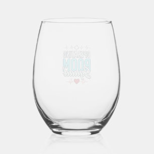 Operating Room Squad Surgical Team Shirt Design_1 Stemless Wine Glass