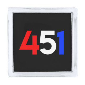 Operation 451 square lapel pin