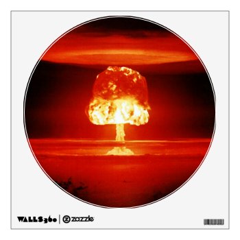 Operation Castle 11 Megaton Romeo Event Atomic Wall Sticker by allphotos at Zazzle