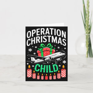 Operation Christmas Child Family Matching Xmas Fun Card