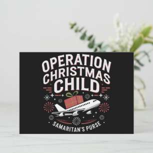 Operation Christmas Child Funny Family Matching Holiday Card