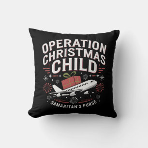Operation Christmas Child Funny Family Matching Throw Pillow