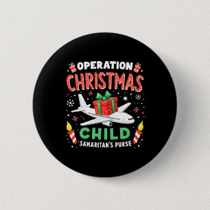 Operation Christmas Child Funny Family Matching Xm Button