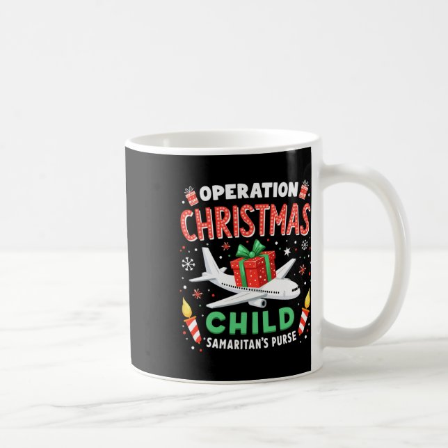 Operation Christmas Child Funny Family Matching Xm Coffee Mug (Right)