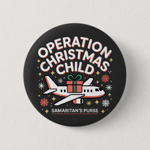 Operation Christmas Child Samaritan Purse  Button