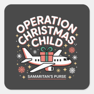Operation Christmas Child Samaritan Purse  Square Sticker