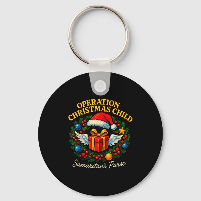 Operation Christmas Child Samaritan’s Purse Xmas D Keychain (Front)