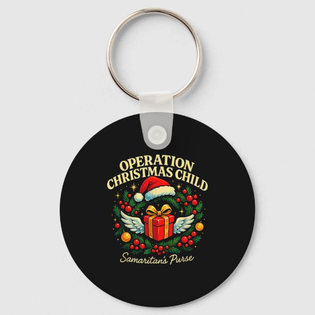 Operation Christmas Child Samaritan’s Purse Xmas D Keychain (Front)