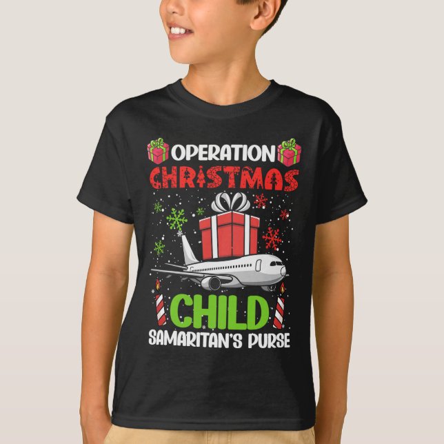Operation Christmas Child Smaritan's Purse Funny F T-Shirt (Front)
