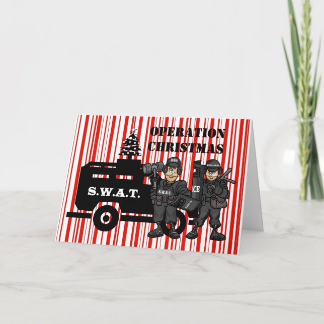Operation Christmas SWAT Team Christmas Card (Front)