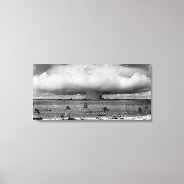 Operation Crossroads Event Baker explosion 1946 Canvas Print (Front)