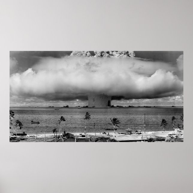 Operation Crossroads Event Baker explosion 1946 Poster (Front)