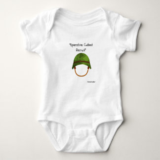 Operation: Cutest Recruit Baby One-Piece  Bodysuit