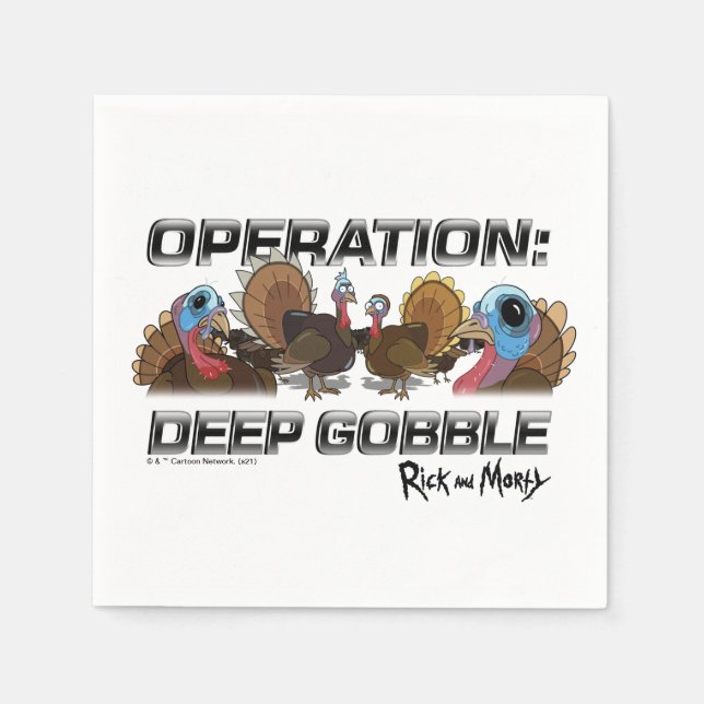 Operation: Deep Gobble Napkins (Front)