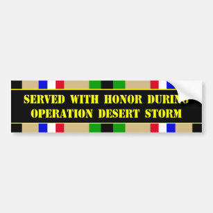 Operation Desert Storm Bumper Sticker