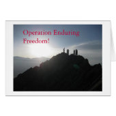 Operation Enduring Freedom! (Front Horizontal)