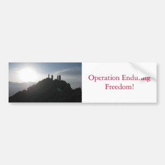 Operation Enduring Freedom! Bumper Sticker