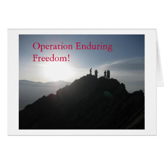 Operation Enduring Freedom! Cards