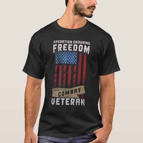 Operation Enduring Freedom Combat Veteran T_Shirt