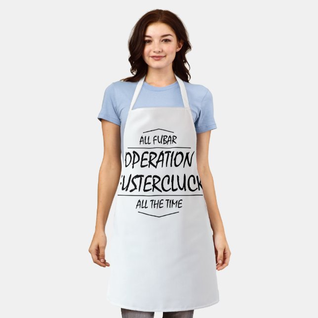 Operation Fustercluck Apron (Worn)