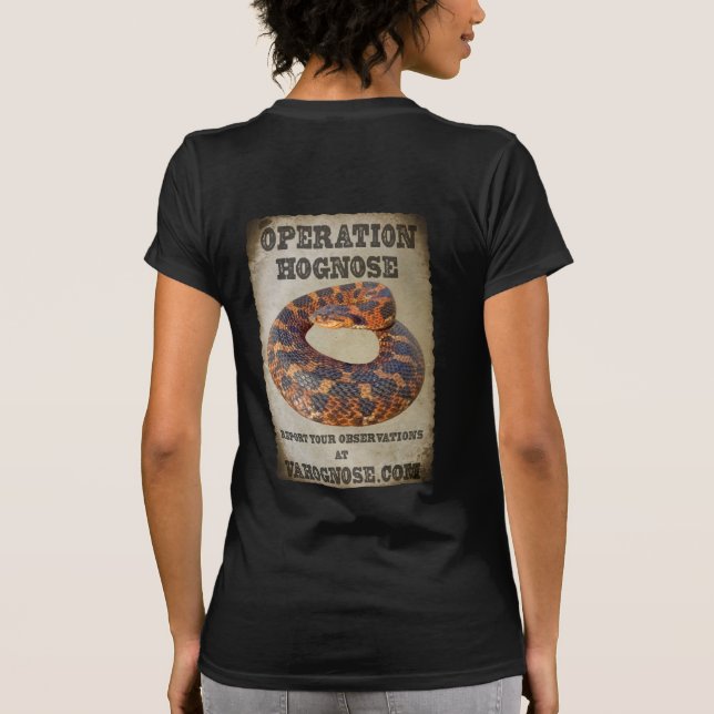 Operation Hognose -Virginia Herpetological Society T-Shirt (Back)