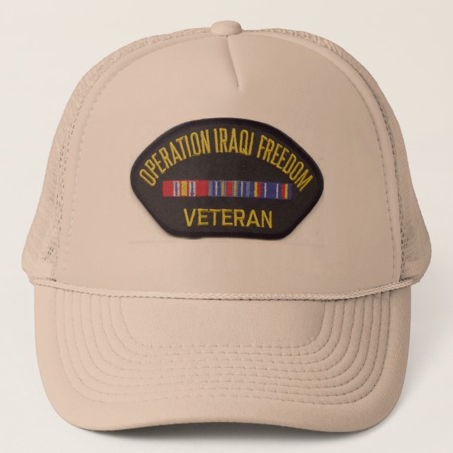 OPERATION IRAQ FREEDOM TRUCKER HAT (Front)
