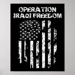 Operation Iraqi Freedom Combat Veteran Poster